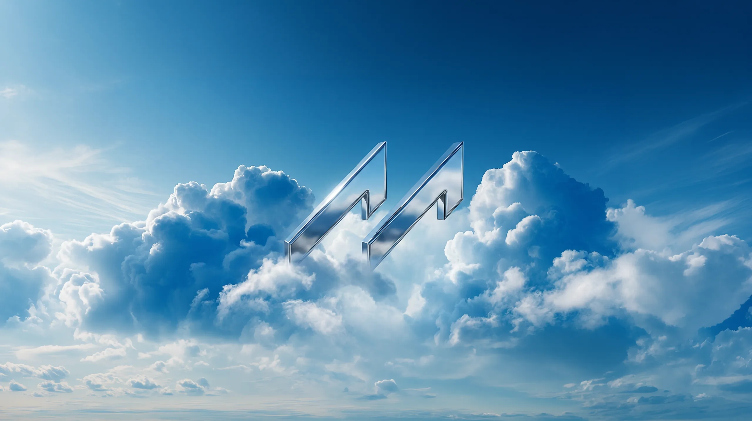 The MUUS mark on its side, in the sky